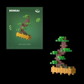PLUS PLUS - 49 Kreativ Bausteine Bonsai grün