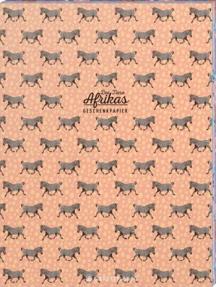 Die Tiere Afrikas Geschenkpapier-Heft Motiv Zebra