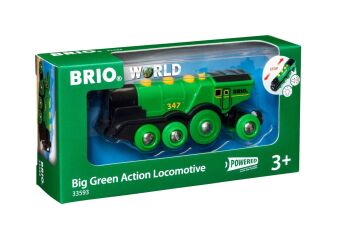 BRIO World - Grüner Gustav Batterielok