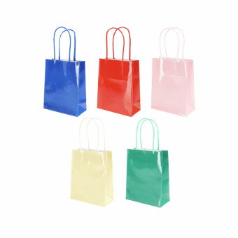 Papiertüten Set, Magic Rainbow, S, FSC MIX, 12 x 15 x 5,5 cm, 5 Stk, glänzend