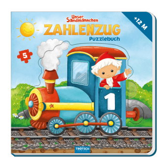 Trötsch Unser Sandmännchen Puzzlebuch Zahlenzug Puzzlebuch