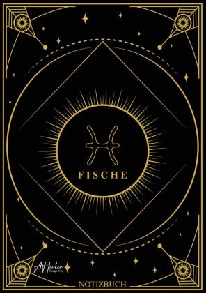 Edles Notizbuch Sternzeichen Fische | Designed by Alfred Herler