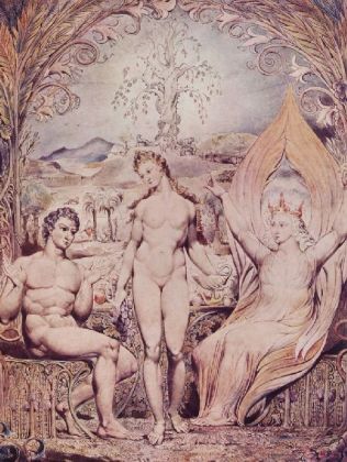 William Blake - Erzengel Raphael mit Adam und Eva - 1.000 Teile (Puzzle)