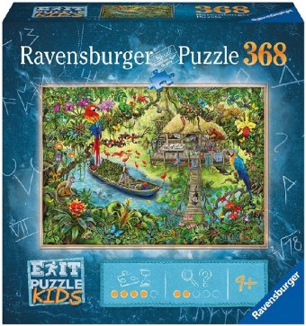 Kinderpuzzle 368 Teile - EXIT Puzzle Kids Die Dschungelexpedition