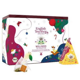 Teegeschenk "Holiday Wellness", BIO, 12 Pyramidenbeutel