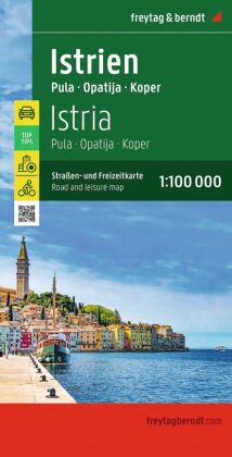 freytag & berndt Straßenkarte Istrien 1:100.000