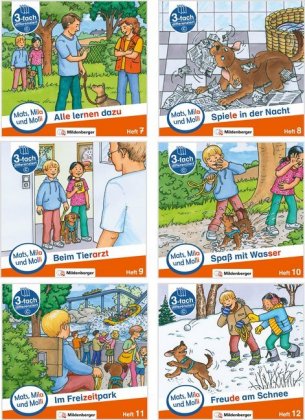 Paket - Mats, Mila und Molli - Heft 7-12, Schwierigkeitsstufe C. H.7-12