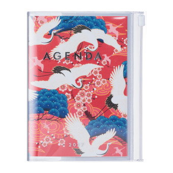 Mark's 2026/2027 Diary A6 Japan, Birds, Red