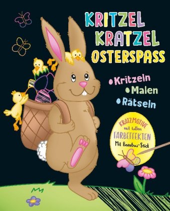 Kritzel-Kratzel-Osterspaß. Kratzbuch für Kinder ab 5 Jahren