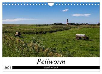Nordseeinsel Pellworm 2024 (Wandkalender 2024 DIN A4 quer), CALVENDO Monatskalender