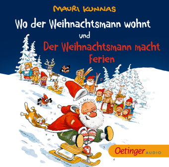 Wo der Weihnachtsmann wohnt und Der Weihnachtsmann macht Ferien, 1 Audio-CD