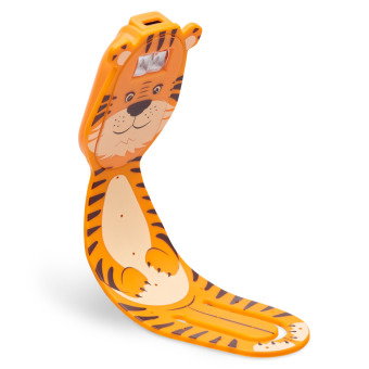 Flexilight Pals RC (Tiger) - wiederaufladbares Leselicht - 2 in 1 Leselampe & Lesezeichen - LED Lese