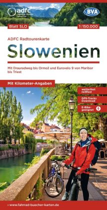 BVA ADFC Radtourenkarte Slowenien 1:150.000