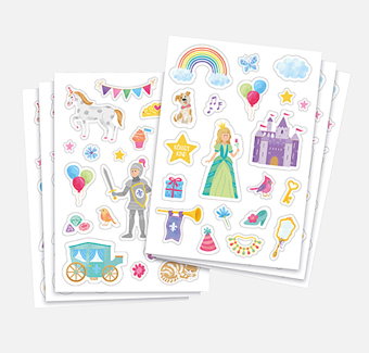 Sticker-Set Prinzessin