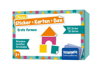 Meine Sticker + Karten + Box - Erste Formen, m. 1 Beilage