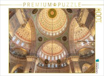 CALVENDO Puzzle Kuppeln der Neuen Moschee | 1000 Teile Lege-Größe 64x48cm Foto-Puzzle für glückliche