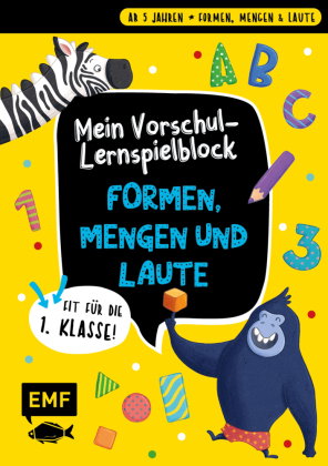 Mein bunter Lernspielblock - Vorschule: Formen, Mengen und Laute