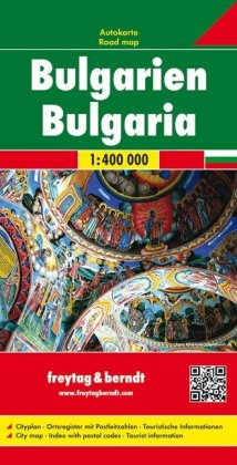 Bulgarien, Autokarte 1:400.000, freytag & berndt