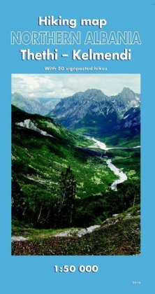 Hiking map NORTHERN ALBANIA