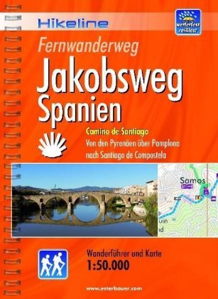 Hikeline Wanderführer Fernwanderweg Jakobsweg Spanien