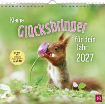 Wandkalender 2027: Kleine Glücksbringer für dein Jahr
