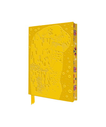 Exquisit Premium Notizbuch DIN A6: Gustav Klimt, Der Kuss