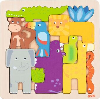 Einlegepuzzle Safari