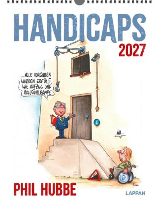 Handicaps 2027: Monatskalender für die Wand