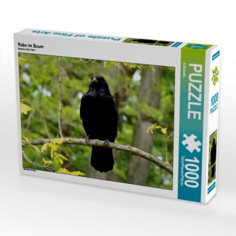 CALVENDO Puzzle Rabe im Baum | 1000 Teile Lege-Größe 64x48cm Foto-Puzzle für glückliche Stunden