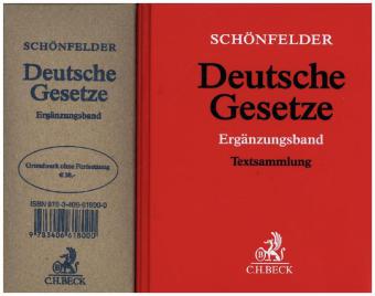 Deutsche Gesetze, Ergänzungsband, Grundwerk ohne Fortsetzung