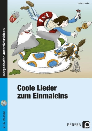 Coole Lieder zum Einmaleins, m. 1 CD-ROM