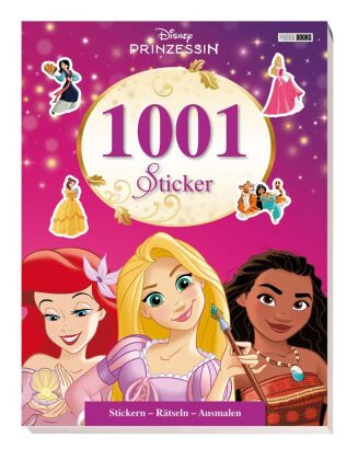 Disney Prinzessin: 1001 Sticker: Stickern - Rätseln - Ausmalen