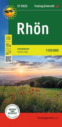 freytag & berndt Freizeitkarte Rhön 1:120.000