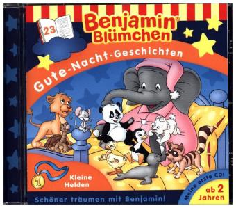 Benjamin Blümchen, Gute-Nacht-Geschichten, Kleine Helden. Tl.23, Audio-CD