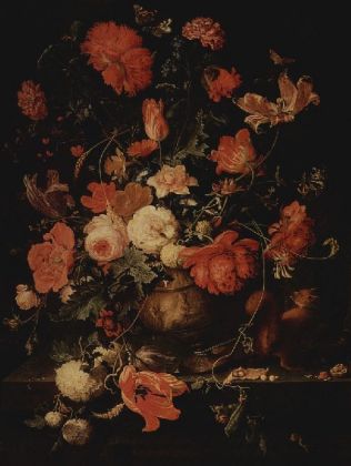 Abraham Mignon - Blumen in einer Vase - 500 Teile (Puzzle)