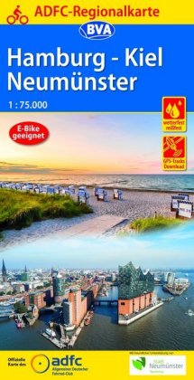 ADFC-Regionalkarte Hamburg, Kiel, Neumünster