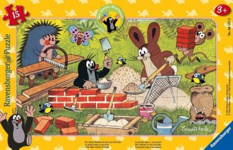 Kinderpuzzle 15 Teile - Der kleine Maulwurf und seine Freunde