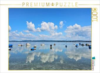 CALVENDO Puzzle Boote auf dem Bodensee | 1000 Teile Lege-Größe 64x48cm Foto-Puzzle für glückliche St