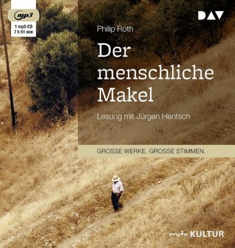 Der menschliche Makel, 1 Audio-CD, 1 MP3