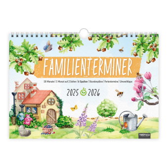 Trötsch Familienterminer Landgrüße für 18 Monate 2025/2026