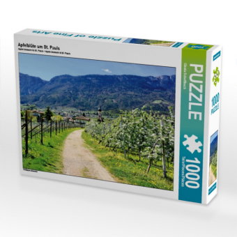 CALVENDO Puzzle Apfelblüte um St. Pauls | 1000 Teile Lege-Größe 64x48cm Foto-Puzzle für glückliche S