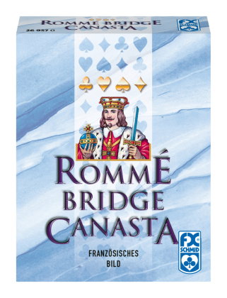 Rommé, Bridge, Canasta - Kartenspiel ab 8 Jahre