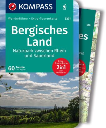 KOMPASS Wanderführer Bergisches Land, Naturpark zwischen Rhein und Sauerland, 60 Touren mit Extra-To