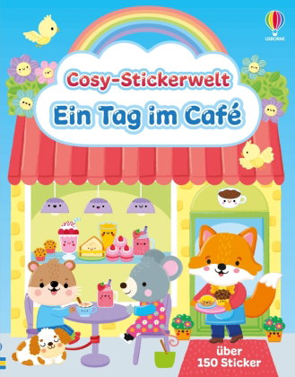 Cosy-Stickerwelt: Ein Tag im Café