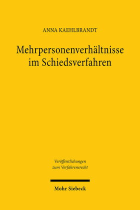 Mehrpersonenverhältnisse im Schiedsverfahren