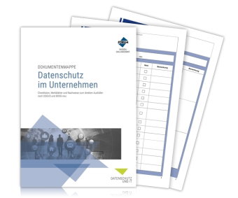 Dokumentenmappe: Datenschutz im Unternehmen