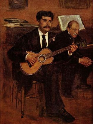 Edouard Manet - Der Gitarrist Pagans und Monsieur Degas - 500 Teile (Puzzle)