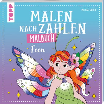 Malen nach Zahlen Malbuch Feen