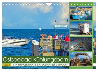 Ostseebad Kühlungsborn - Ein herbstlicher Urlaubstag im Oktober (Wandkalender 2024 DIN A4 quer), CAL