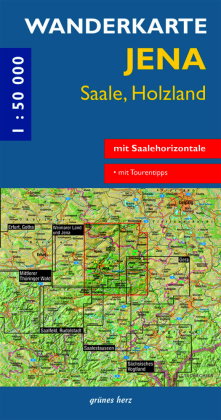 Wanderkarte Jena, Saale, Holzland